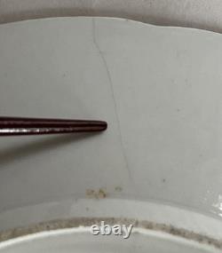 Pair 18th C Paris Porcelain Plates Locré and Russinger Cupid Kettledrum V&A