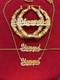 Personalized Name Bamboo Earrings Bracelet Necklace Set (3 Inch Bamboo)