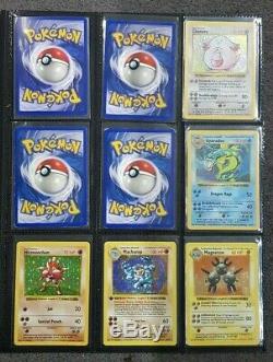 Pokemon Shadowless COMPLETE base set 102/102 plus two extra 104/102