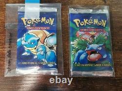 Pokemon TCG Booster Pack Base Set Two Pieces Factory sealed Great Condition