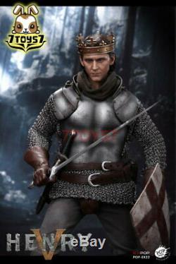 Pop Toys 1/6 EX22 King Henry V of England Box Set two heads Now PT090Z