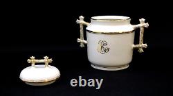 Porcelaine de Paris, porcelain tea set for two, gilding, France, end 19th c