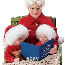 Possible Dreams Figurine Santa Mrs. Claus Storytime Christmas 2 Piece 6012255