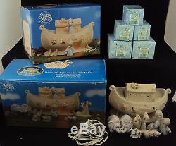 Precious Moments NIGHT LIGHT Noah's Ark Two-by-Two Complete Set withBoxes