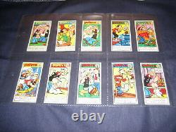 Primrose Sweet Cigarette Card Set 50 Popeye 1st Address On Two Lines See Pics