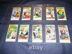 Primrose Sweet Cigarette Card Set 50 Popeye 1st Address On Two Lines See Pics
