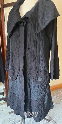 Prisa Collection Black 2-pc Pants and Coat Jacket Set Outfit Sze M