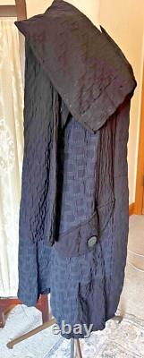 Prisa Collection Black 2-pc Pants and Coat Jacket Set Outfit Sze M