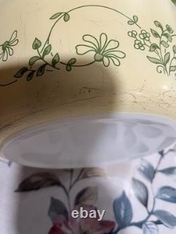 Pyrex Vintage Yellow withGreen Flowers Casserole Set of 2 -No Chips AllGood