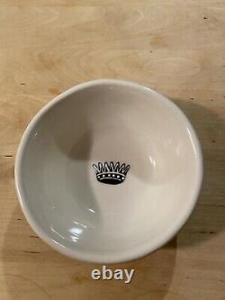 RAE DUNN 2014 Set of Two Crown Collection Tasting/Prep Bowls Extremely RARE
