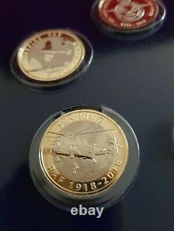RAF £2 Two Pound Coin Set BUNC In Change Checker Royal Air Force Collecting Pack