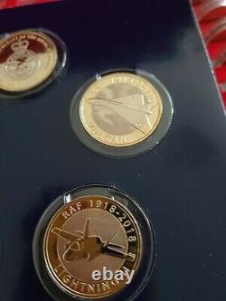 RAF £2 Two Pound Coin Set BUNC In Change Checker Royal Air Force Collecting Pack