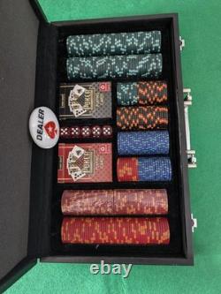 RARE 300 Chip 14g Set Poker Cartamundi like Casino Royale James Bond Poker 007