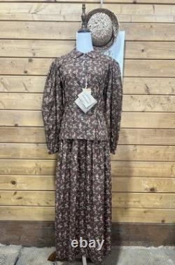 Ralph Lauren Country NWT VTG Rose Print Blouse & Maxi Skirt Set Rare Collectible