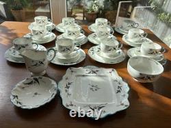 Rare Antique Paragon Tea Set'Two For Joy' Made For HRH Princess Elizabeth 1926