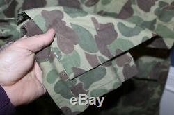 Rare Original WW2 U. S. Army Two Piece Camo Jacket/Pant Set, Named to GI
