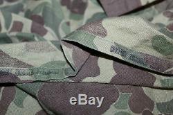 Rare Original WW2 U. S. Army Two Piece Camo Jacket/Pant Set, Named to GI