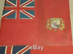 Rare Two Set! Canada Red Battle Ensign Flag 1870 (5 Province) And 1900 (9 Prov.)