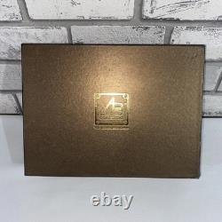Rare Vintage AB Deluxe Collezioni Italian Leather Poker Set cards still sealed