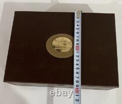 Rare Vintage AB Deluxe Collezioni Italian Leather Poker Set cards still sealed