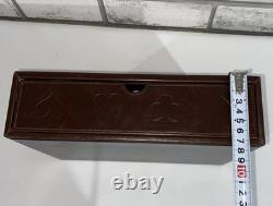 Rare Vintage AB Deluxe Collezioni Italian Leather Poker Set cards still sealed