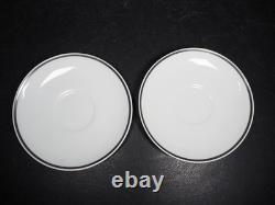 Rare Vintage Wedgwood Tea for Two Set White with Pink & Platinum Detail