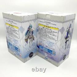 ReZero Konosuba Emilia & Aqua Authentic Limited Premium Figure Set of two SEGA