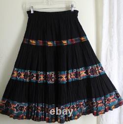 Red Rock Reflections PL P L XL Gauze Hippie Western Skirt Blouse Set Broomstick