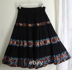 Red Rock Reflections PL P L XL Gauze Hippie Western Skirt Blouse Set Broomstick