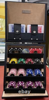 Renzo Romagnoli Poker Set High-Quality Italian Poker Set with Luxury Case