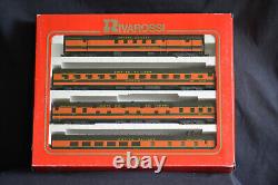 Rivarossi 6944 A Set 1930's Great Northern HO Coach Set Baggage Diner Vista Dome