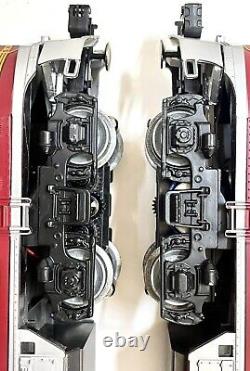 Rivarossi O Scale Us F. M. Santa Fe Set Of Two Powered Engines A+a With 4 Motors