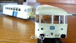 Roco 53045 HO gauge DB BR 798 railbus set in DB 150 livery