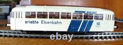 Roco 53045 HO gauge DB BR 798 railbus set in DB 150 livery