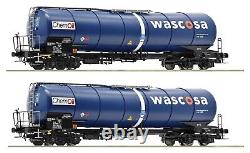 Roco 77046 Set Two Wagons Tank''Chemoil''''Wascosa'