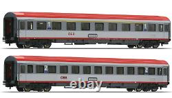 Roco Eurocity Set OBB Two Eurofima Dark Red/Grey Livery