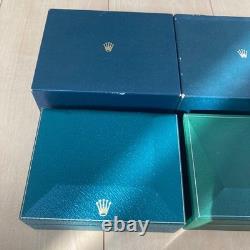 Rolex Vintage Watch Box Set Two Empty Cases Genuine Storage Display Collection
