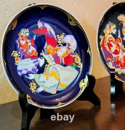 Rosenthal set of Two German porcelain plates STUDIO LINE Magic Horse Collection