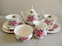 Royal Albert Tea For Two Teaset Prarie Rose 1st Quality England