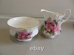 Royal Albert Tea For Two Teaset Prarie Rose 1st Quality England