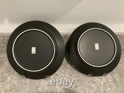 Royal Copenhagen Black Fluted 27cm Dinner Plates Rare Discontinued