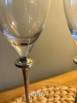 Royal Selangor Hand Finished Domaine Collection Pewter Champagne Flutes Set of 2