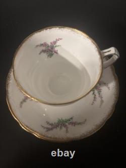 Royal Stafford Tartan Tea Cup & Saucer Blackwatch Collection Signed set of 6