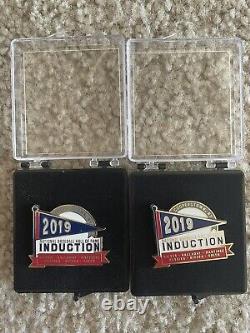 SET OF TWO 2019 MLB Baseball Hall of Fame Induction Press Pin Limited Edition