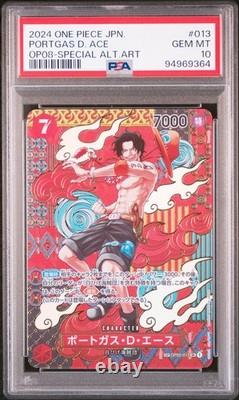 SPECIAL ALTERNATE ART OP08 Two Legends SP Cards Set One Piece Japanese PSA 10