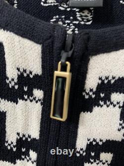 ST. JOHN COLLECTION Two Piece Suit Sz 14 Zip Front Knit Blazer Flared Skirt