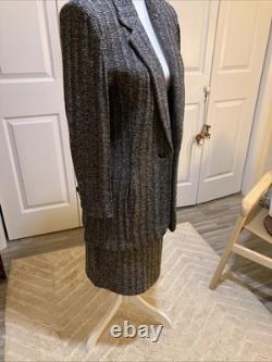 ST. JOHN Collection By Marie Gray 2 PC Skirt Suit Set Size 8/10