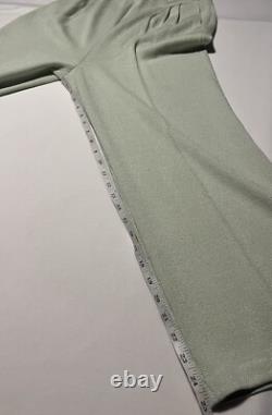 ST JOHN Collection Santana Knit Pantsuit Set Mint Green NWT Jacket 10 Pants 8
