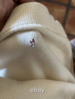 ST JOHN Collection Suit 2PC Santana Knit Cream Full Zip Jacket & Skirt Set 6 8