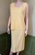 St. John Collection Bright Yellow Matching Tank/ Skirt Size 14/l